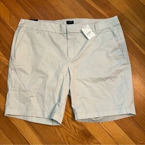 NWT J Crew women’s khaki shorts size 16